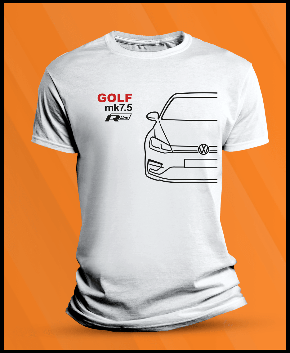 Camiseta manga corta VW Golf 7.5 R-line - AutoRR 