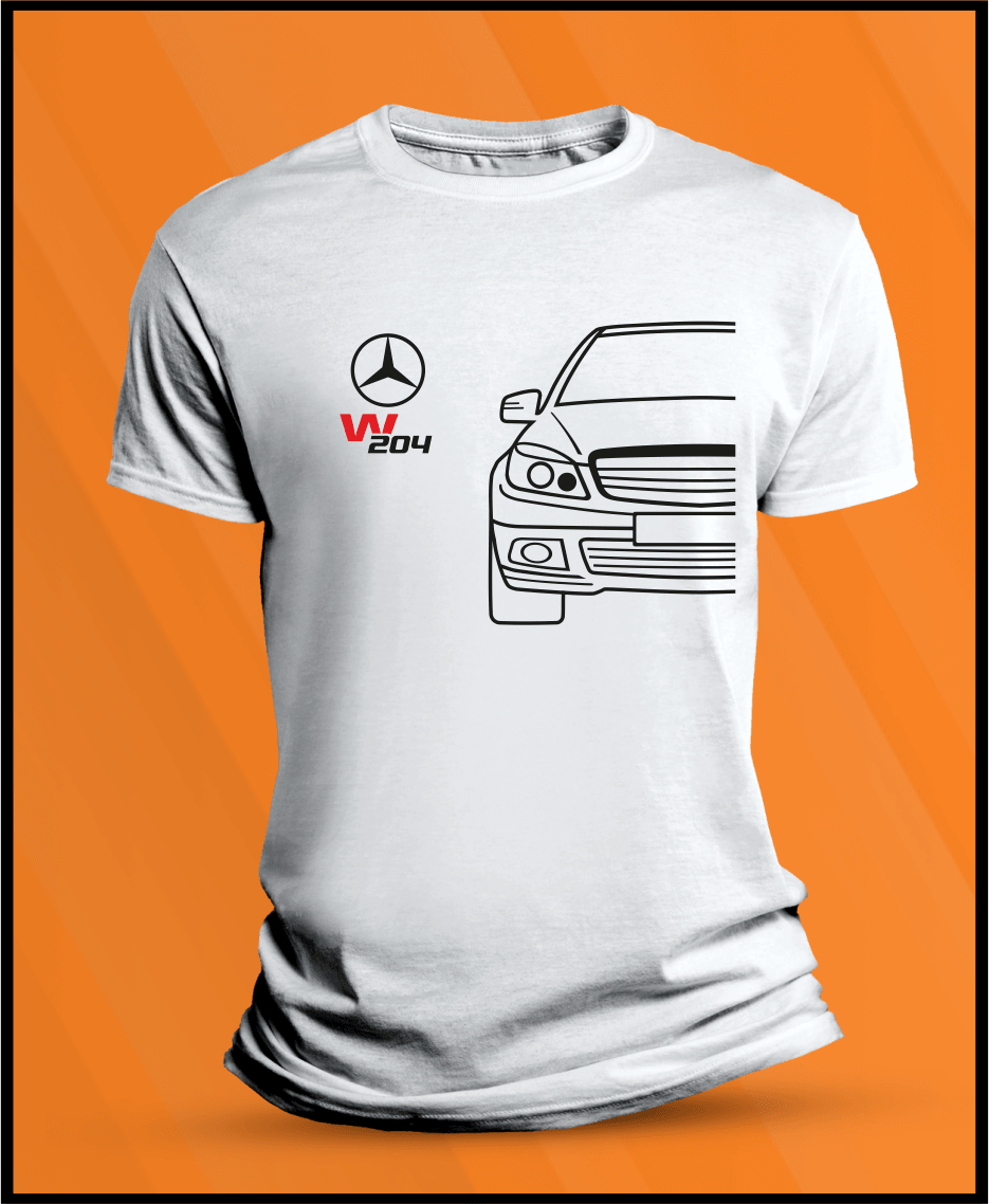 Camiseta manga corta Mercedes Clase C W204 - AutoRR 