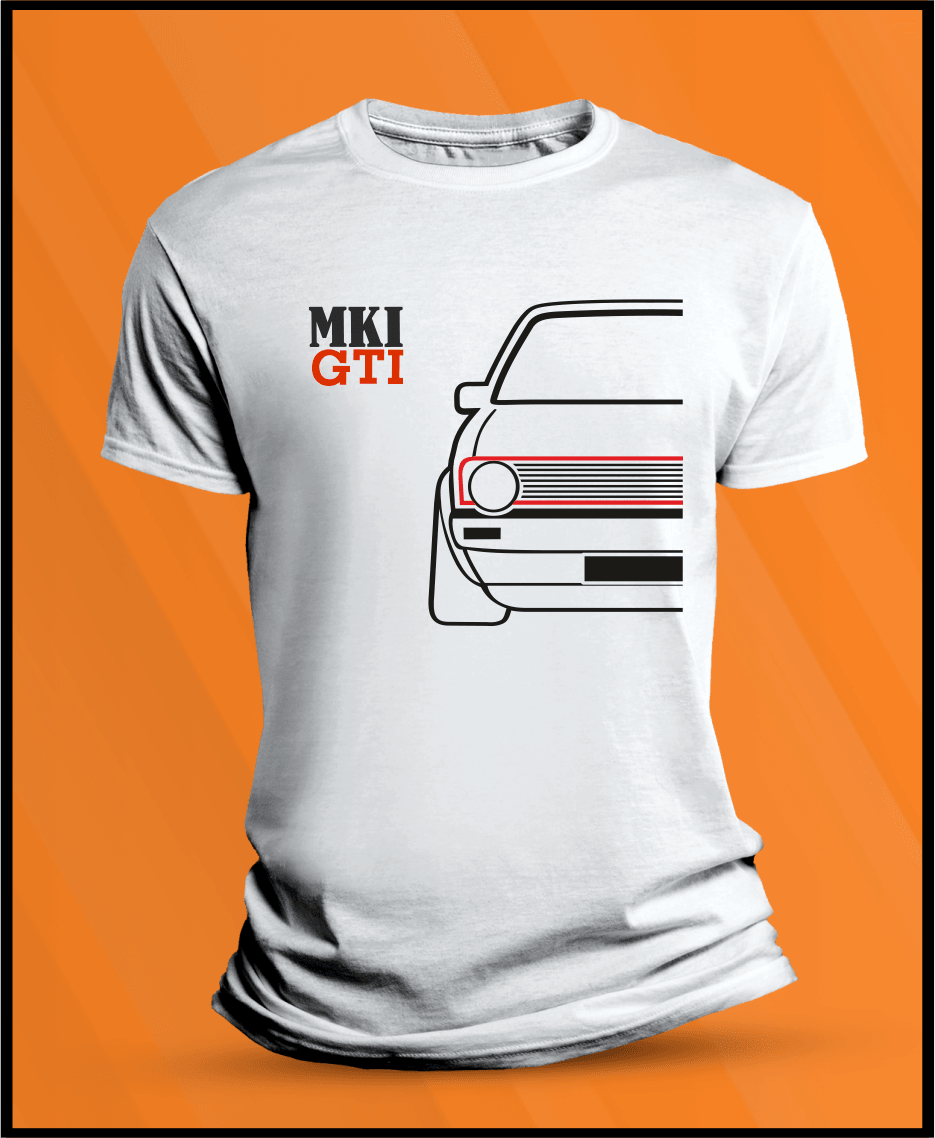 Camiseta manga corta VW Golf MK1 GTI - AutoRR 