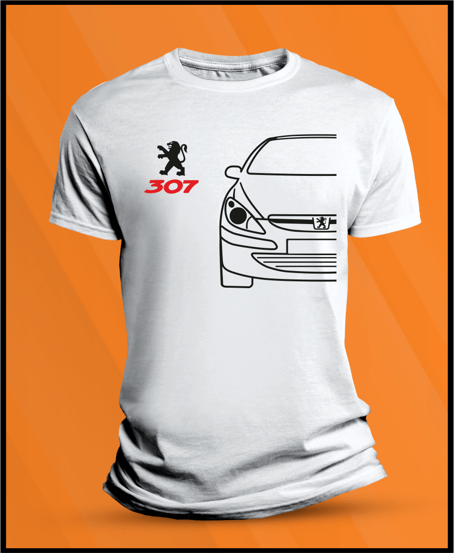 Camiseta manga corta Peugeot 307 - AutoRR 