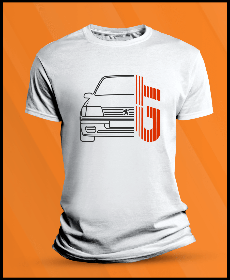 Camiseta manga corta Peugeot 205 GT - AutoRR 