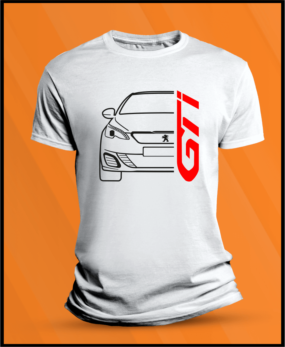 Camiseta manga corta Peugeot 208 GTI - AutoRR 