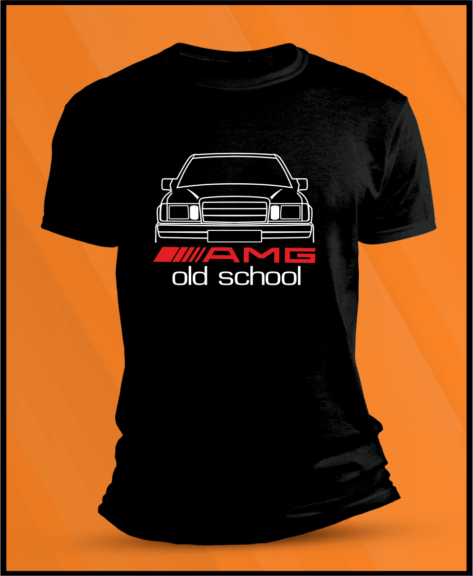 Camiseta manga corta Mercedes AMG Old School - AutoRR 