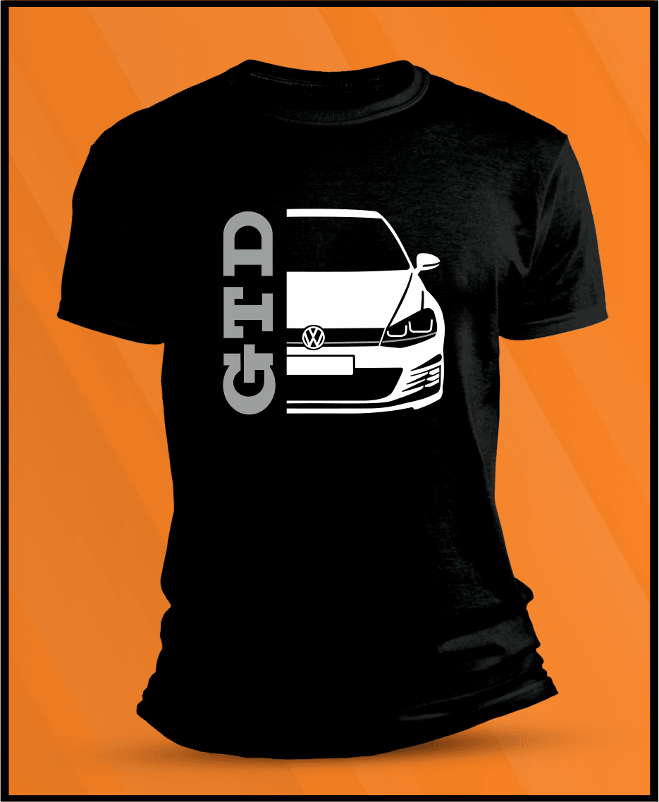 Camiseta manga corta VW Golf VII GTD - AutoRR 