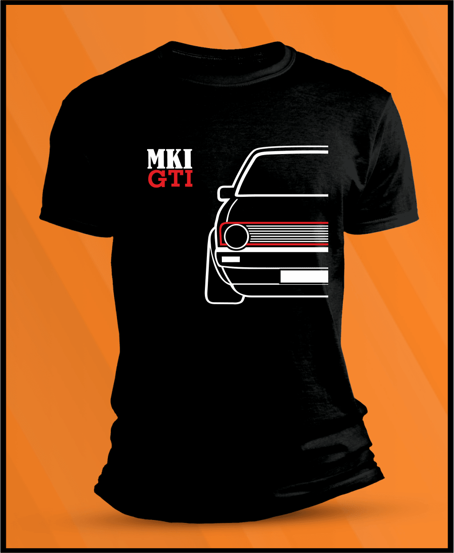 Camiseta manga corta VW Golf MK1 GTI - AutoRR 