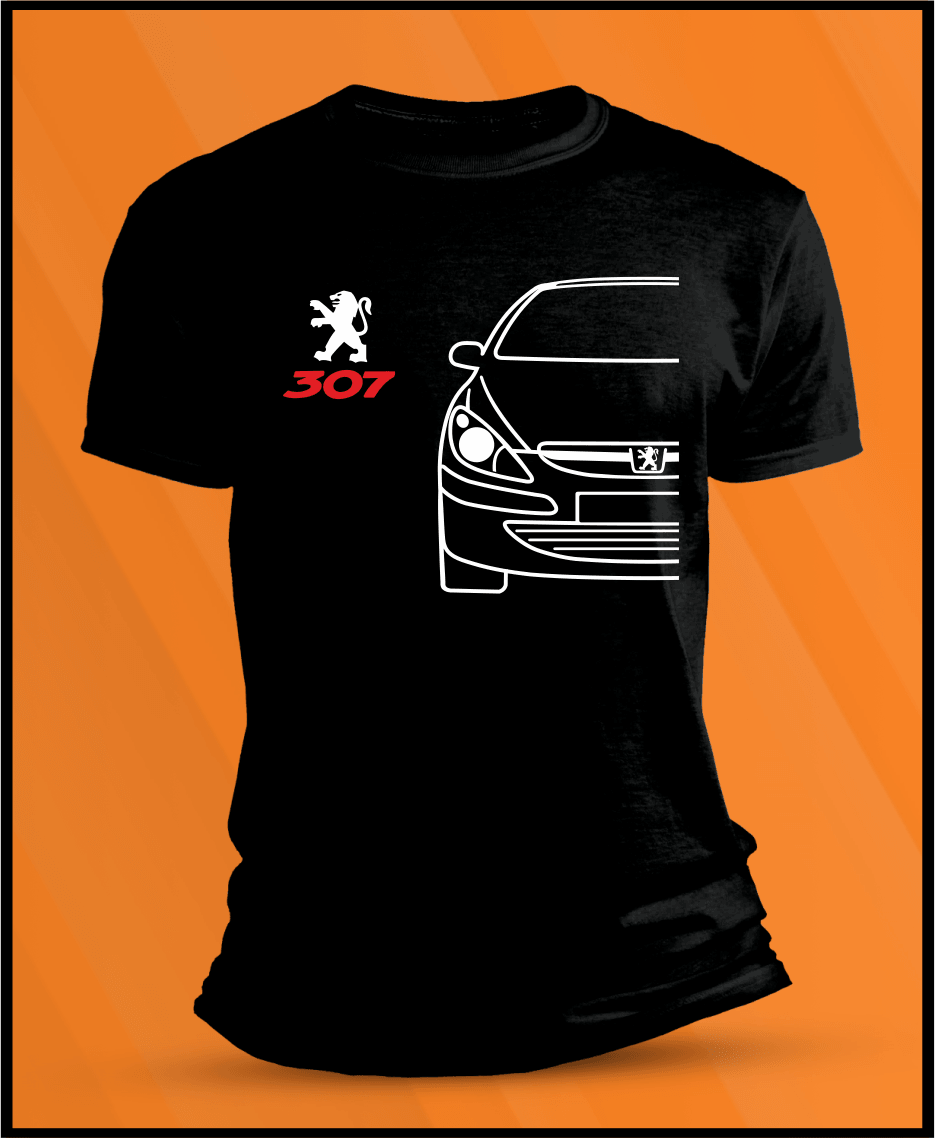 Camiseta manga corta Peugeot 307 - AutoRR 