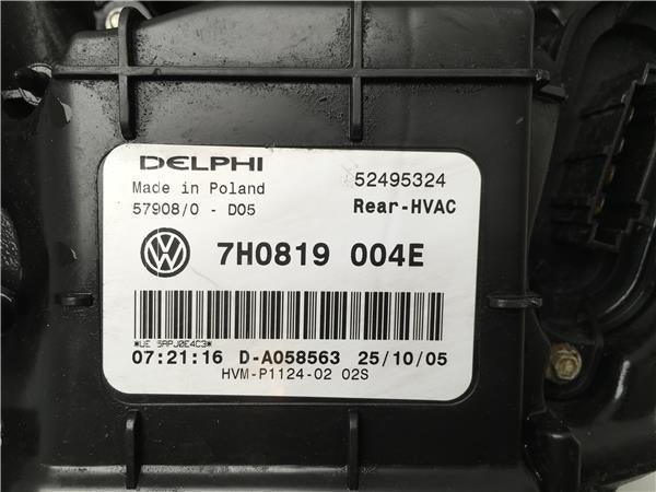 Carcasa de caja de climatizaciÓn vw t5