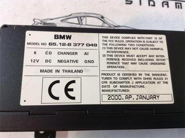 CARGADOR CD BMW X5 E53 8377049 - 65128377049 65