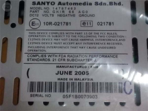 Cargador cd mp3 mazda 2/3/6 - 10r-021781