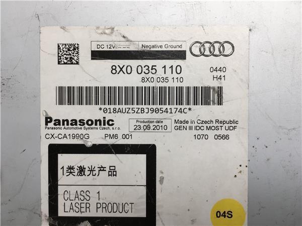 Cargador de cd Audi 8x0035110