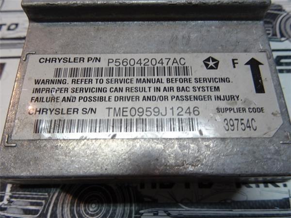 Centralita airbag jeep p56042047ac - p56042047ac