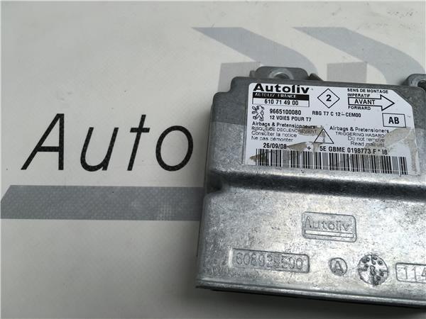 Centralita Airbag PSA 9665100080