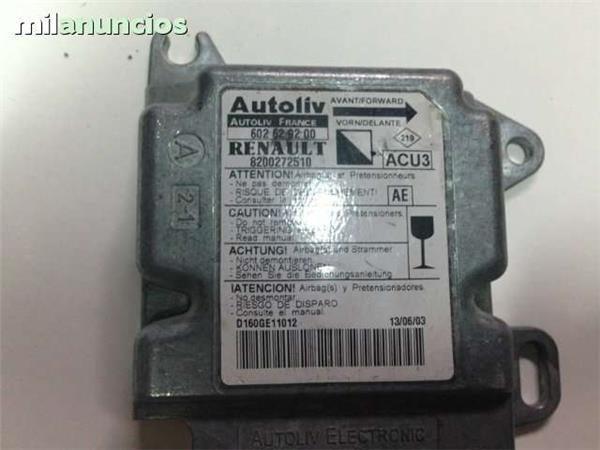 Centralita airbag renault kangoo - 8200272510