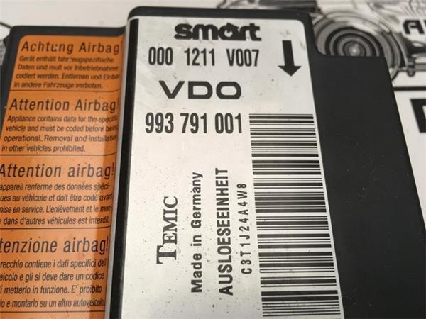Centralita airbag smart fortwo w450 - 993791001