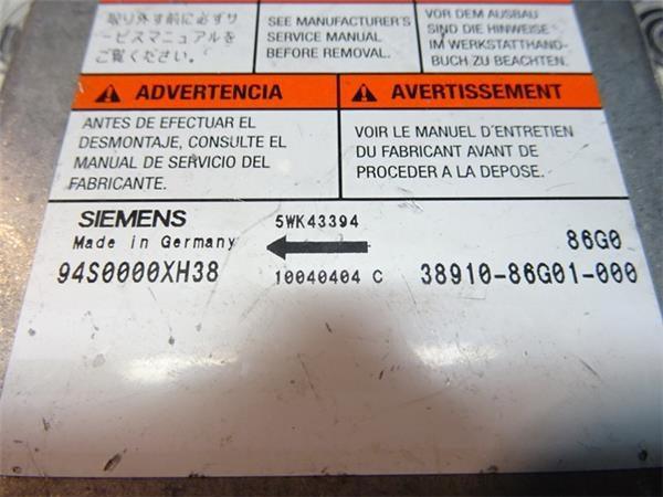 Centralita airbag suzuki ignis - AutoRR 38910-86g01-000