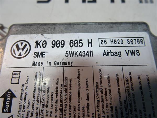 Centralita airbag vw audi 1k0909605h - 1k0909605h