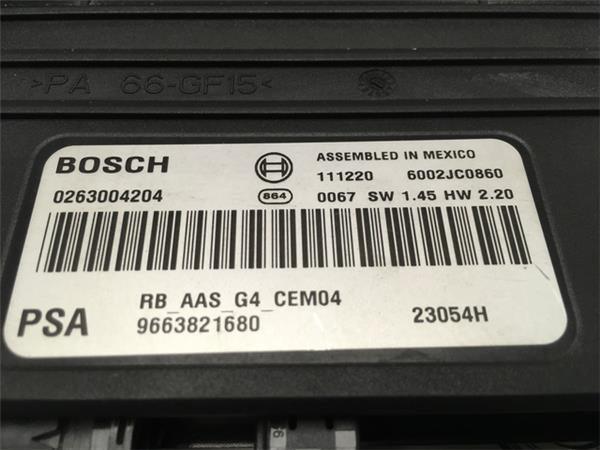 Centralita aparcamiento citroen peugeot - 9663821680