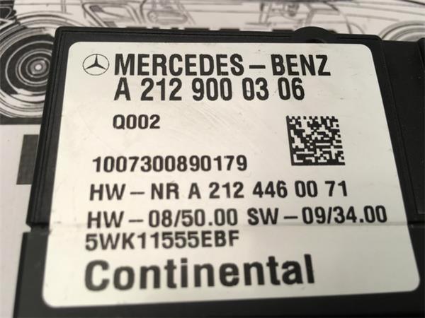 Centralita bomba combustible mercedes - AutoRR a 212 900 03 06