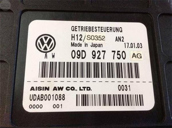 Centralita caja cambios vw 09d927750 ag - 09d927750ag