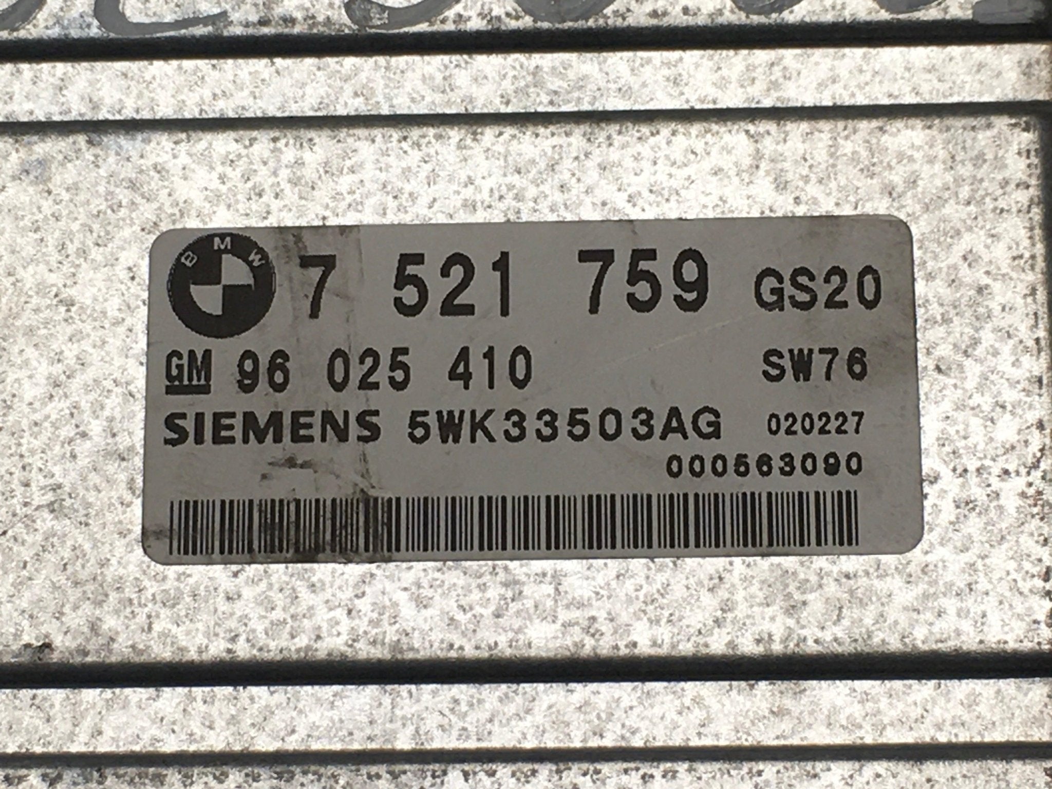 Centralita cambio bmw 7521759 - 7521759
