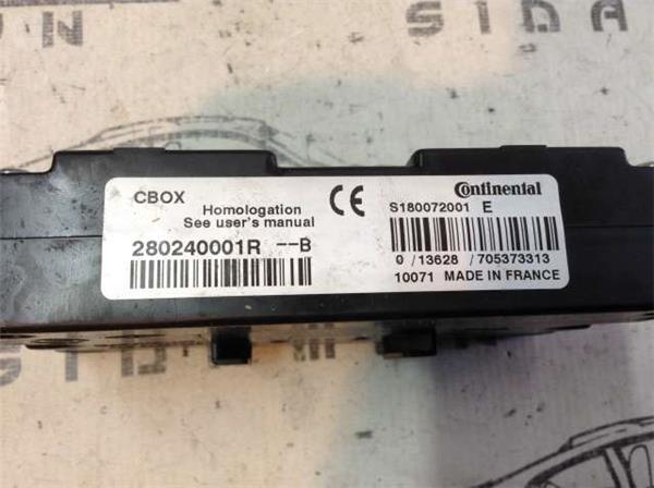 Centralita cbox renault 280240001r - 280240001r
