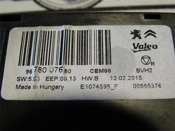 Centralita climatizador psa 9678007680 - 9678007680