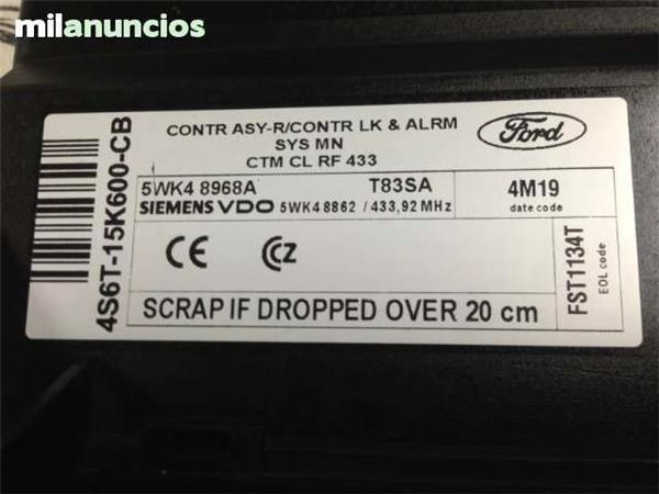 Centralita confort ford 4s6t15k600cb - 4s6t15k600cb