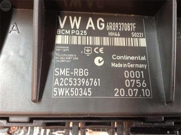Centralita confort volkswagen 6r0937087f - 6r0937087f