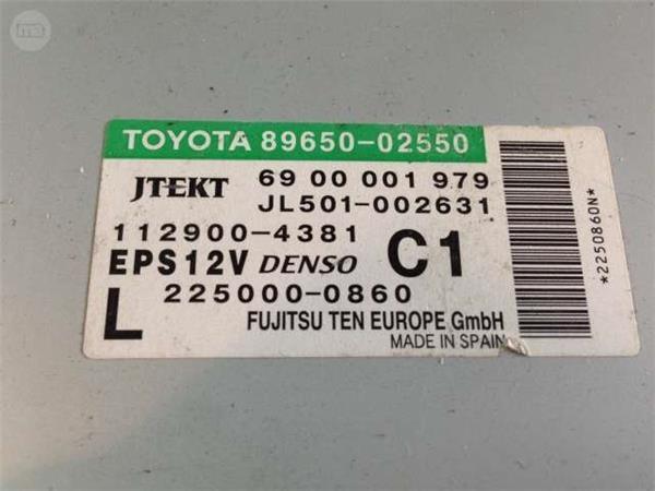 Centralita direccion toyota auris - 9650-02550