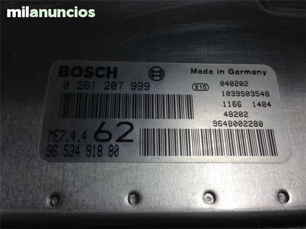 Centralita ecu citroen 0261207999 - 0261207999