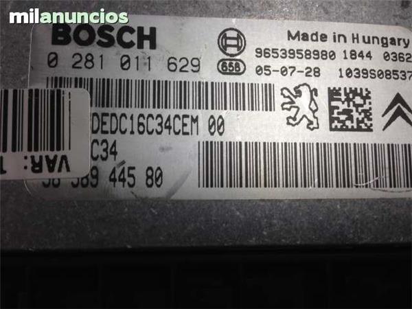 Centralita ecu citroen/peugeo 0281011629 - 0281011629