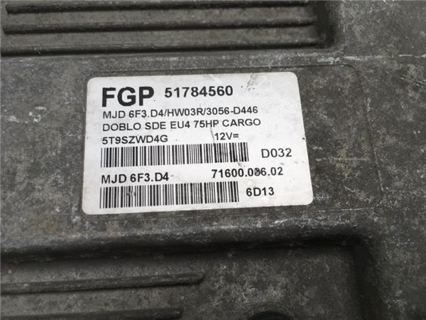 Centralita Ecu Fiat Doblo 51784560 - 51784560