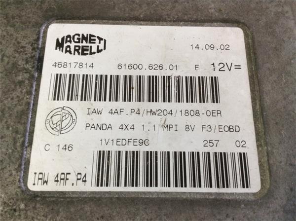 Centralita ecu fiat panda 4x4 - iaw4afp4