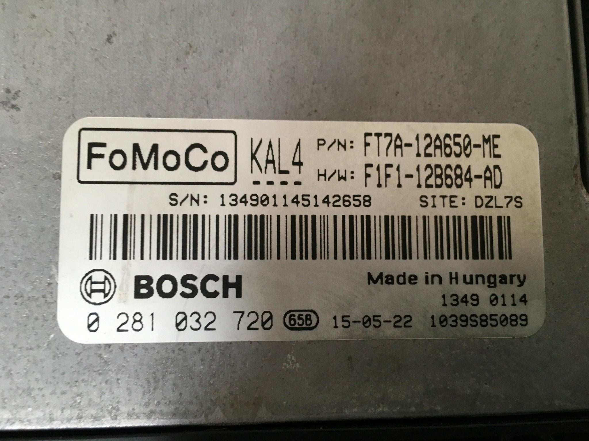 Centralita ECU Ford 0281032720 - 0281032720