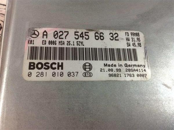 Centralita ecu mercedes 0281010037 - 0281010037