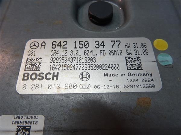 Centralita ecu mercedes 0281013980 - 0281013980