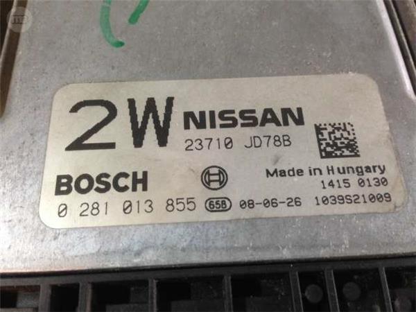 Centralita ecu nissan qashqai 0281013855 - 0281013855