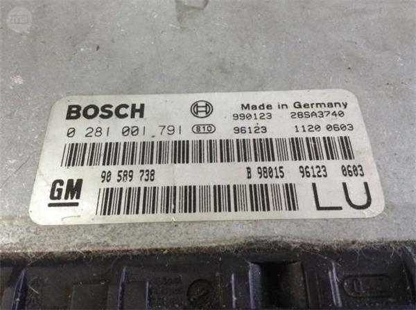 Centralita ecu opel 0281001791 - 0281001791