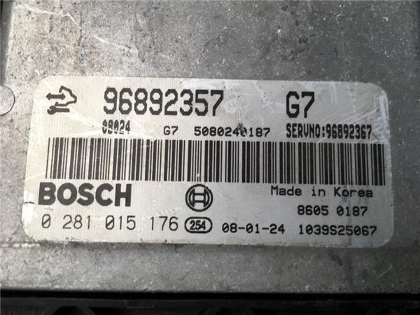 Centralita ECU Opel Chevrolet 0281015176 - 0281015176