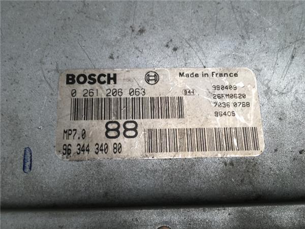 Centralita ECU Peugeot 0261206063 - 0261206063