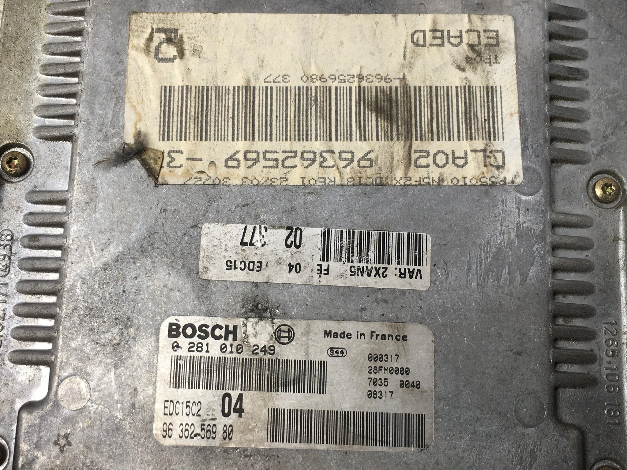 Centralita ECU PSA EDC15C2 - 0281010249