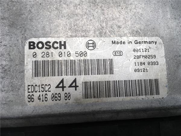 Centralita ECU PSA EDC15C244 - 0281010500