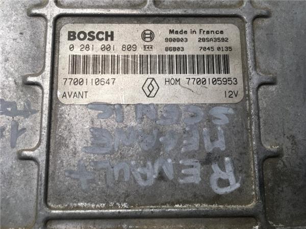 Centralita ECU Renault 0281001809