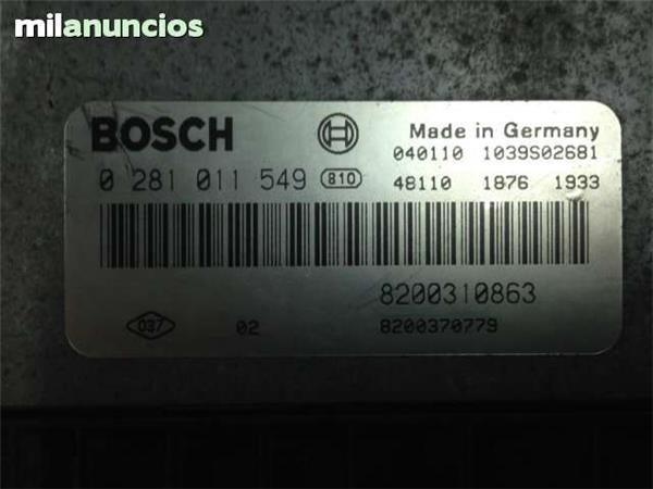 Centralita ecu renault 0281011549 - 0281011549