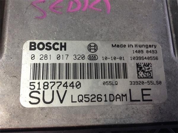 Centralita ecu sedici sx4 0281017320 - 0281017320