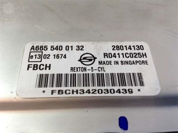 Centralita ecu ssangyong rexton 2.7 - a6655400132