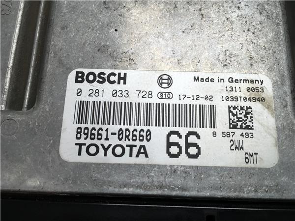 Centralita ECU Toyota 0281033728 - 0281033728