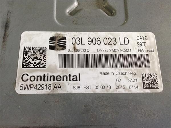 Centralita motor seat 03l906023ld sj8 - 03l906023q