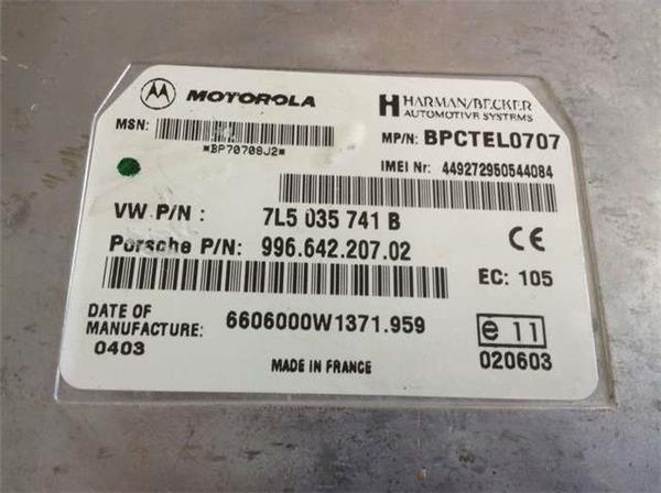 Centralita telefono porsche cayenne 9p - 7l5035741b