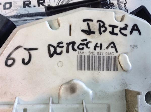 Cerradura dcha seat ibiza 6j 5n1837016c - 5n1837016c